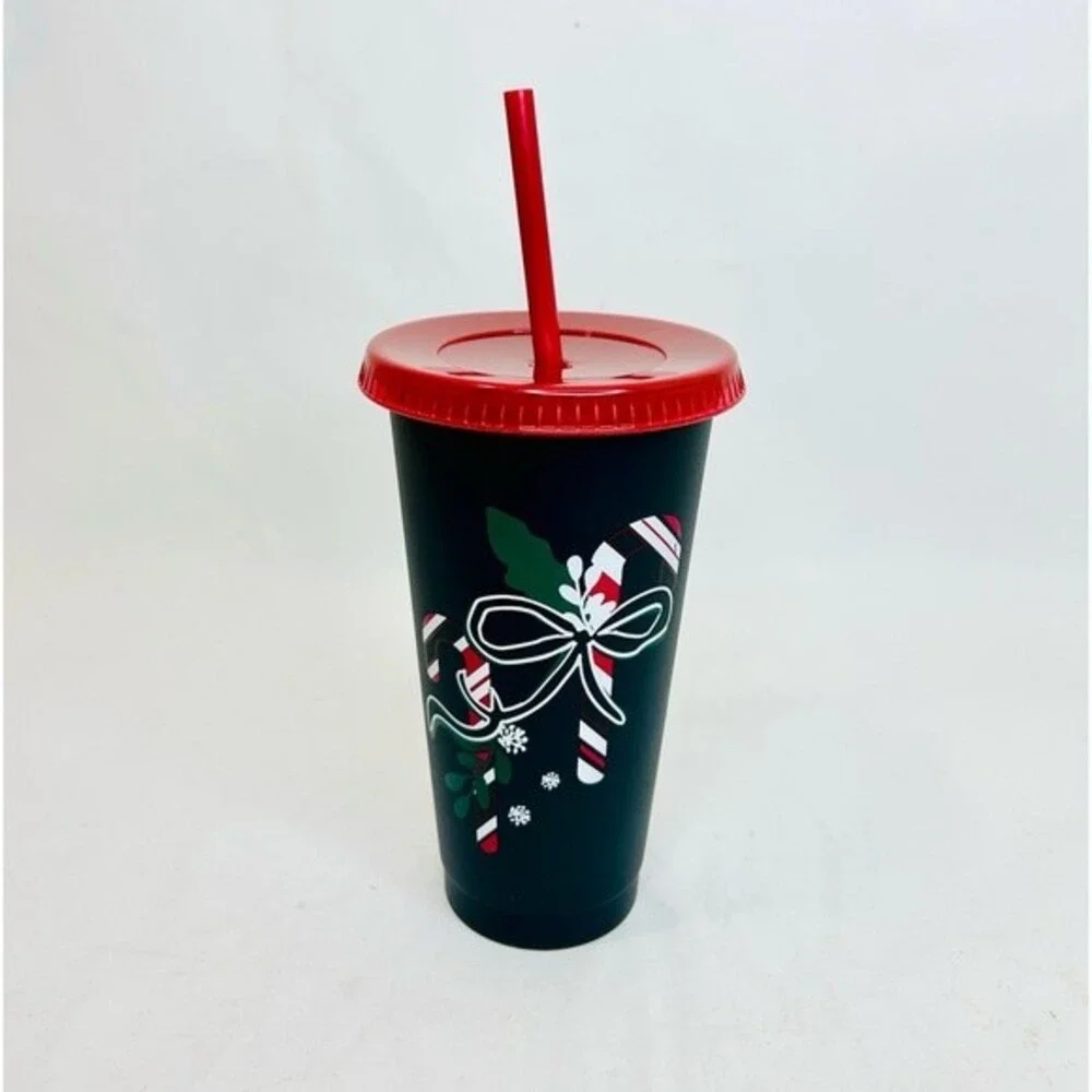 Starbucks 24oz. Reusable Holiday Cold Cup - Candy Canes